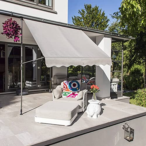 Bussandri Exclusive - Mobile Markise 200x120 cm Grau