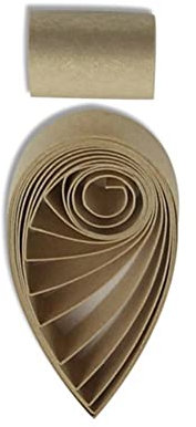 ODETOJOY Quilling-Papierstreifen, 5 mm, Rolle für Bastelarbeiten, Kartenherstellung, einfarbige Quilling-Streifen, 60 Stück