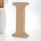 Darryy 10cm Stehende Holzbuchstaben, Log Natural Große Holzbuchstaben zum Basteln, unbehandelte Holzdekorationen für Zuhause, Wand, Party, Dekoration, DIY-Projekte (I)