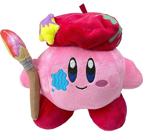 SUNSK Kuscheltier für Kirby Plüschtier Stofftier Cartoon Plüschtier für Kirby Plüschtiere Kawaii Plüschpuppe Plush Soft Toy für Kinder Geburtstag Weihnachten Geschenk Spielzeug 23 cm (Rosa)
