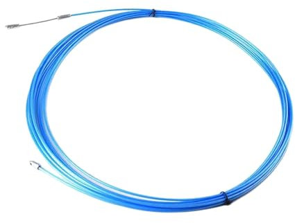 Electrical Wire Threader Tape Fastener Wire Puller Tool Wire Threading Device for Network Small Pipe Audio Speaker Lines, 50 Meter