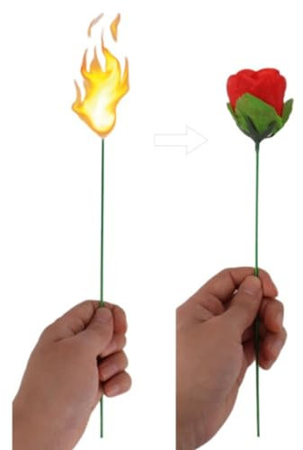 Yuulibux Torch to Rose Magic Prop - Eine tolle Valentinstagsgeschenk-Überraschung für Ihr Nachtclub-Date für Nachtclub-Enthusiasten