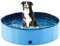 Huasean Pataugeoire Pliable pour Chien 100 X 30 Cm - Piscines Portables pour Chiens Et Chats, Baignoire Robuste en PVC pour Chien, Baignoire pour Chien Non Gonflable Et Antidérapante