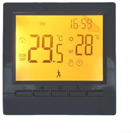 Termostato intelligente digitale a parete, termostato programmabile, termostato per caldaia a gas, termostato per riscaldamento a pavimento