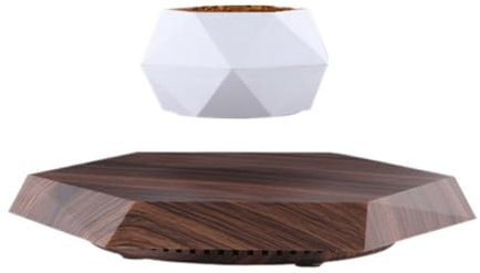 Schwebender Blumentopf, schwebender Blumentopf, magnetische Schwebe-Hängeblume, Bonsa, rotierende Pflanzen, magnetisch für Lufttopf