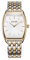 BURKER Damenuhr Grace, Oval Damen Armbanduhr Gliederarmband Edelstahl Analog Quarz 3-ATM Wasserdicht - 25 mm - Gold Silber
