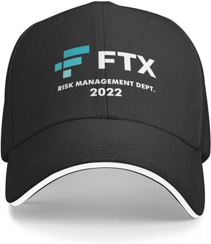 TeysHa Baseballkappe Snapback Sonnenhut FTX Herren und Damen Luxus Angelhut Crypto TraderCap Crypto TraderCap Baseball Cap Risk Management Dept. 2022 FTX Männer Frauen
