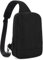 ecosmile Messenger Bag Sling Bag Crossbody Umhängetasche für Männer Frauen Reise Arbeit Satchel Taschen, Canvas Schwarz