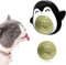 Catnip Juguetes para Gatos, Bola de Catnip Gatos, Bolas Catnip para GatosPelota interactiva para Gato, Bola Que Gira 360º, Bola de Hierba GateraBolas de Catnip, Catnip Ball para Refrescar Aliento