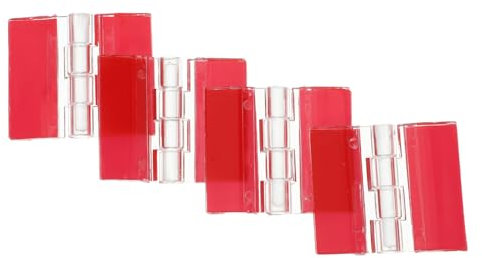 HOMOCONO 4Pcs Self-Adhesive Acrylic Hinges for Aquarium Lids and Cabinets Flexible Hinges Strong Glue for Easy Installation on Furniture and Boxes