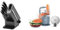 Ninja Foodi StaySharp Knife Block with Integrated Sharpener, 5-Piece Knife Set includes Chef Knife & Kenwood, MultiPro Go FDP22.​130GY, Food Processor, for Chopping, Slicing, Grating, Pureeing
