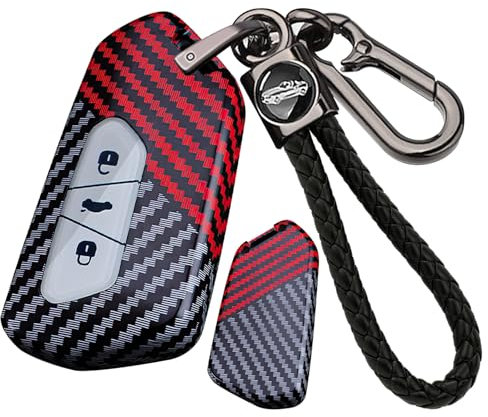 ontto Coque de clé pour Skoda Octavia à partir de 2020 - Compatible avec Volkswagen ID.3 ID.4 ID.6 Golf 8 GTI MK2 - Porte-clé A rouge, Porte-clé A, rouge, Small