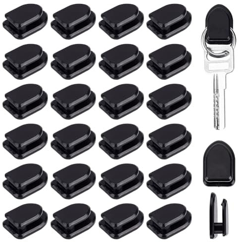 craspire 40 Stück Auto Klebehaken Mini Klebehaken Schwarz Multifunktional Für Den Rücksitz Selbstklebende Haken Zum Aufhängen An Der Wand Handtuchhaken Badezimmer Wandhaken Zum Aufhängen