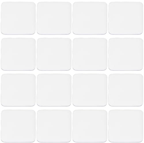 GORGECRAFT 50 Stück Anti Rutsch Matte Für Möbel Tisch Glas Quadratisch Weich Transparent Tischplatte Anti Rutsch Pad Selbstklebende Schranktür Stoßstangen Abstandshalter Küchen Heizmatten Wand Stopper