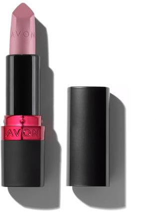Avon Ultra Matte Lipstick Posh Petal with Vitamin E, Avocado Oil and Sesame Oil for Comfortable Coverage that Won't Cake, Crack or Dry, Cruelty Free