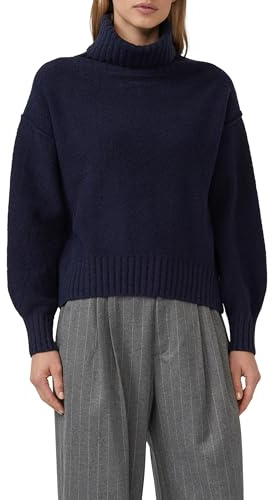 s.Oliver Kuscheliger Strickpullover mit breitem Rollkragen