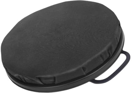 Qianly 5 Gallon Bucket Seat 360 Degree Swivel with Waterproof Cover Bucket Seat Lid for Camping