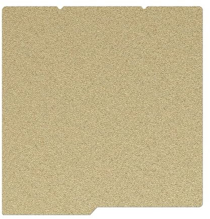 HIKUDIY 264X276mm Gold PEI Build Plate for Kobra S1, Double Sided Textured PEI Platform Spring Steel Flexible Platform Heated Bed for Anycubic Kobra S1 Combo 3D Printer