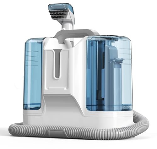 Portable Carpet and Upholstery Cleaner, 450W Handheld Wet Vacuum, Compact Stain Remover for Sofa and Car Seats