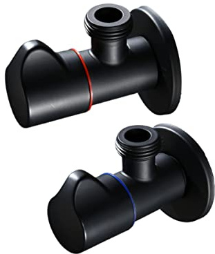 DIYEAH 2pcs Brass Flow Control Valve Water Pressure Reducing Controller Hand Held Sprayer Diameter 20mm Suitable for Shower Heads and Taps