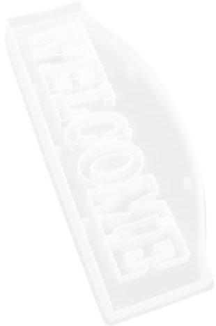 HOODANCOS Epoxydharz Form Willkommensschild Diy Gießen Silikonform Für Heimdekor Bastelprojekte Mit Kristall-aussehen Wiederverwendbar Und Antihaftbeschichtet