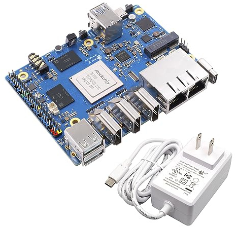 Orange Pi 5 Plus 16GB Rockchip RK3588 8 Core 64 Bit Single Board Computer, 2.4GHz Frequenza Open Source Development Board Run Orange Pi OS, Android, Debian, Ubuntu (5 Plus 16G V2.1+TC Supply)