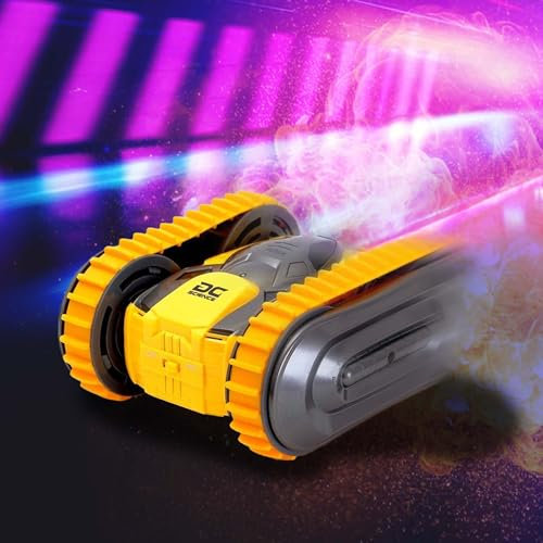 HSP Himoto RC ferngesteuertes Droiden-Fahrzeug Stunt Jumping Car, Drehungen von 360° per Knopfdruck, Auto-Modell, Komplett-Set RTR inkl. Fernsteuerung, Akku und Ladegerät
