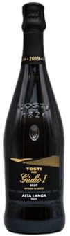 Tosti1820 Cuvée Giulio I Alta Langa DOCG. Spumante Metodo Classico, Pinot Nero in Purezza, 12.5% ​​Vol, bottiglia da 750 millilitri. Millesimato 2019, Affinato sui Lieviti