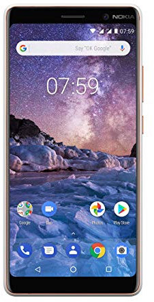 Nokia 7 Plus Smartphone Débloqué LTE (Ecran : 6 pouces - 64Go ROM - 4Go RAM - Dual-Nano SIM) Blanc [Version Française] (Reconditionné)