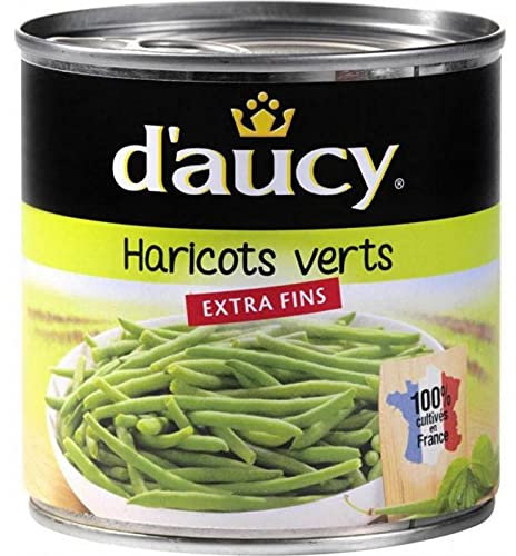 D'aucy Haricots Verts Extra Fins 400g (lot de 10)