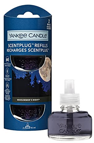 Yankee Candle ScentPlug Nachfüllpackungen | Midsummer’s Night Duftöl für Raumduftstecker | bis zu 60 Tage Duft | 2 Stück