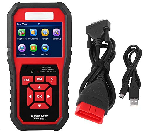 Valise Diagnostic Auto KW850, Scanner OBD2 Universel avec Lecture Code Défaut EOBD, Outil Professionnel pour Entretien Véhicule 2023