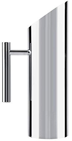 Cikonielf Jarra De Agua De Acero Inoxidable con Diseño De Protección contra El Hielo Jarra para Beber Fría Herramienta De Servicio para El Hotel En El Hogar Mango Recto Único Ergonómico(1,5 litros)