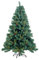 Luxus Tannenbaum Künstlicher Weihnachtsbaum mit Deko Tannenzapfen 180 cm (P-12949)
