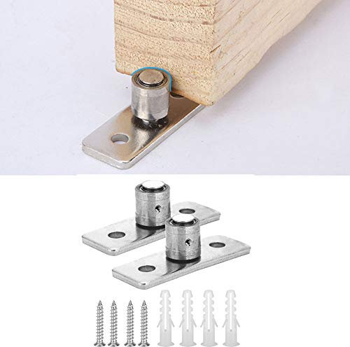 Kuuleyn Guía de Rodillos, 2 Piezas de Acero Inoxidable, Puerta de Granero, Rodillo, guía de Suelo, Accesorios de herrajes para Puertas correderas