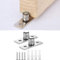 Kuuleyn Guía de Rodillos, 2 Piezas de Acero Inoxidable, Puerta de Granero, Rodillo, guía de Suelo, Accesorios de herrajes para Puertas correderas