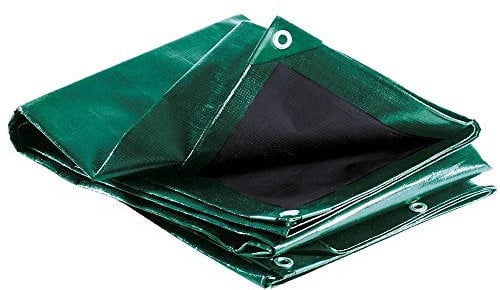 TERRE JARDIN - Bâche de Protection Extérieur, 2 x 3 m - Bâche Imperméable, Ultra Lourde et Résistante, Polyéthylène 240 g/m², Anti UV - Bâche Bois de Chauffage, Chantier - Œillets Aluminium