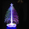 ibasenice Fibra Óptica Led Árbol de Navidad: Árbol de Navidad Luz Nocturna Fiesta de Navidad Decoración del Hogar Luz de Color Aleatorio sin Batería