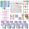 HIQE-FL Sirena Portachiavi, Adesivi Bracciali, Party per Bambini, Bomboniere Festa, Regalo Compleanno per Ragazze