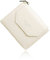 Gallantry Portefeuille Femme Petit Format Matelassé Souple - Porte-Monnaie Carte Tout-en-Un Bi-pli - Similicuir Carreaux Fermeture Éclaire Magnétique - Beige
