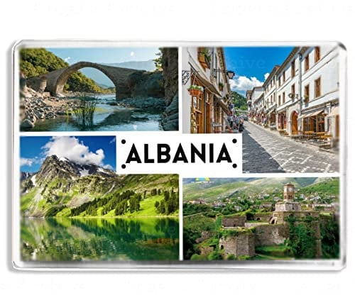 Albania - Europe - Souvenir Tourist Fridge Magnet - Novelty Keepsake Gift