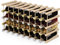 GiantexUK Wooden Wine Rack, 36 Bottle Wine Display Shelf, Freestanding Wine Bottle Organizer for Home, Restaurant, Bar and Wine Cellar