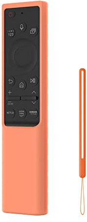 AMZLORD Telecomando vocale con cordino for Samsung BN59 Series (arancione)