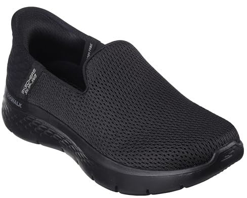 Skechers Damen Sneakers, Schwarzer Textilrand, 36.5 EU