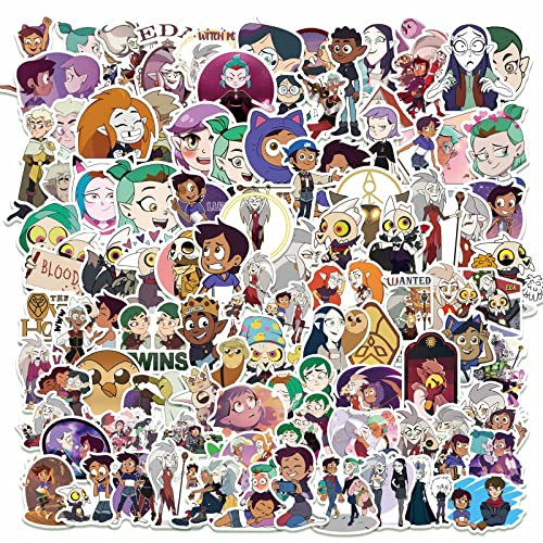 100 Pieces Cartoon Owl Stickers RHYII-Laptop Car Bike Cartoon Anime Stickers Cartoon Stickers Cartoon Character Personalised Stickers for Teens Boys Girls Adults Children