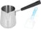 350 Ml Edelstahl-Milchwärmer, Kaffeekanne, Milchkochtopf, Butterschmelztopf, Herd-Teebereiter, Milchwärmer, Griechisch-arabischer Kaffee Cezve Briki, Mini-Kaffee-Heizschmelztopf