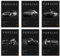 Auto-Poster auf Leinwand, Wandkunst Porsche 911 GT3RS Vintage Turbo 918 Rennwagen-Poster, modern, klassisch, Supercar-Drucke, Set für Männerhöhle, Jungenzimmer, Ästhetik, Wanddekoration (6 Set, 20,3 x