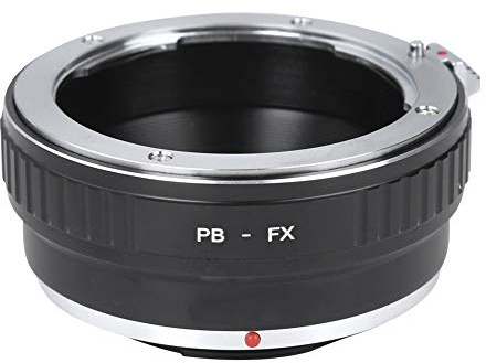 Fikaz PB – FX Langlebiger Objektiv-Mount-Adapter für PB-Objektiv an Fuji FX-, Vollständig Manuelle Bedienung, Aluminiumlegierung, Einfache Installation
