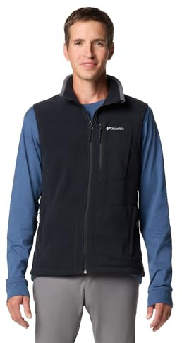 Columbia Herren Fast Trek Fleece Vest Fleeceweste, Schwarz, M