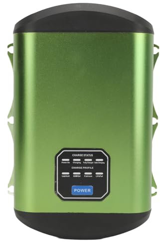 KIMISS Chargeur de Batterie 12V 40a, Charge à Plusieurs étages,Contre Les Courts-Circuits, Camping-Car, Bateaux, Yachts, Véhicules Commerciaux